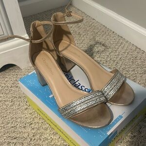 sequin heels size 10